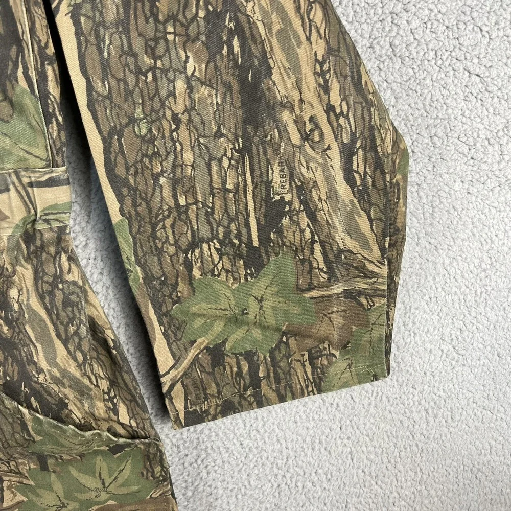 VTG 1-Piece Trebark Camouflage Coveralls‎ Hunting Jumpsuit USA Made Men's XL